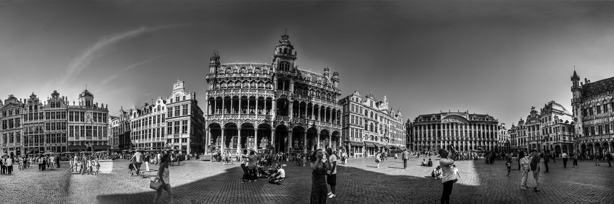 Nikon D5100 sample photo. Panorama of the grand market, brussels photography