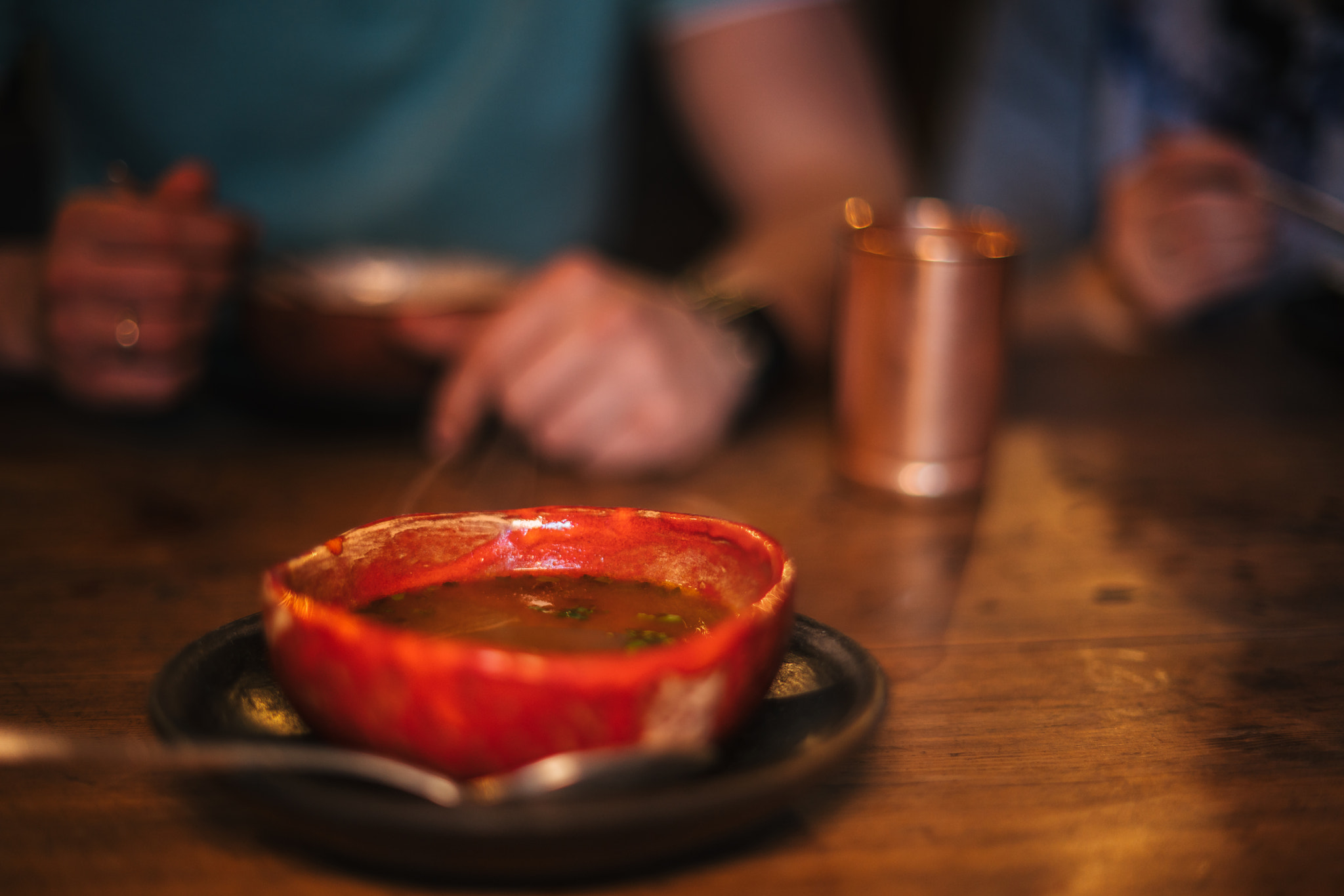 Sony a7R II + Sony 50mm F1.4 sample photo. Some soup photography