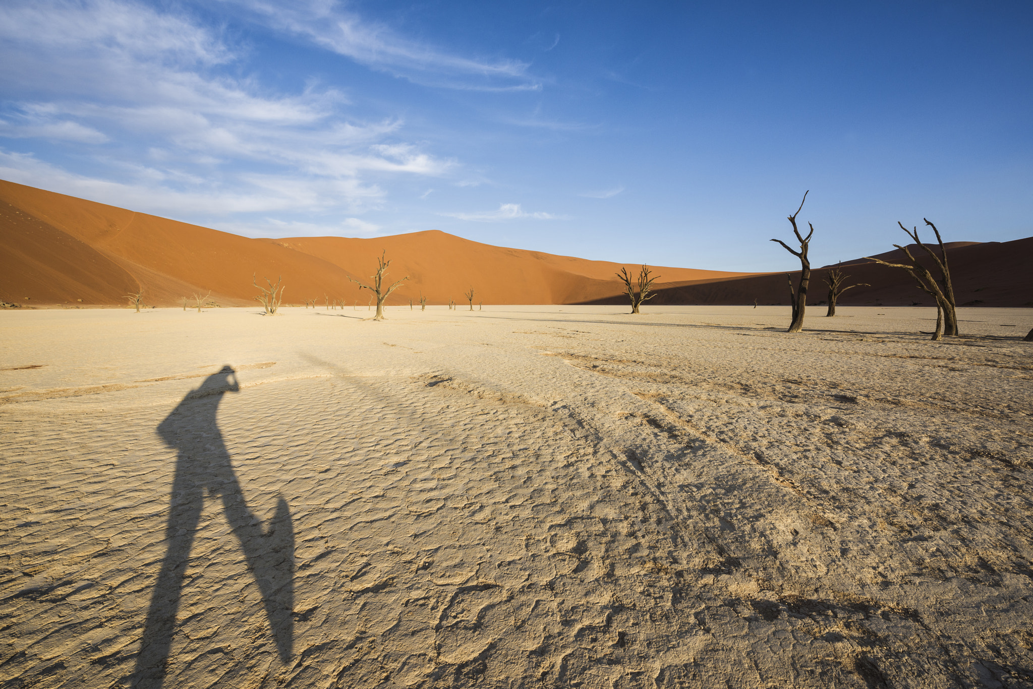 The Shadow Self-Portrait (Deadvlei, Namibia)