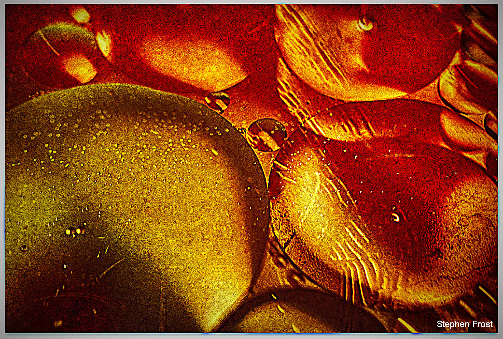 Sigma 105mm F2.8 EX DG OS HSM sample photo. Oil on water abstract. photography