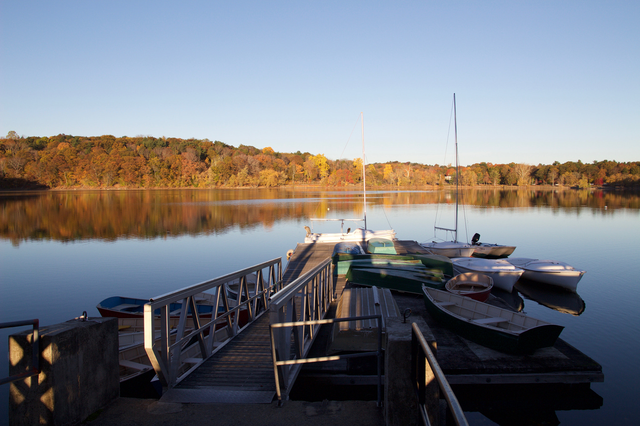 Canon EOS 700D (EOS Rebel T5i / EOS Kiss X7i) sample photo. Jamaica pond n fall photography