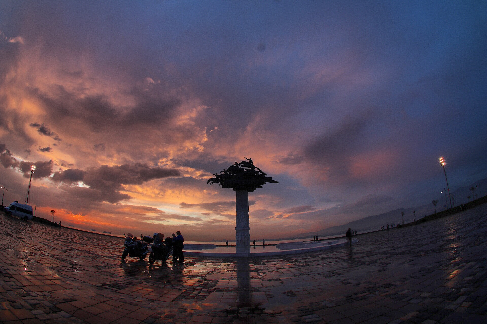 Canon 10mm sample photo. Izmir/turkey sunset photography