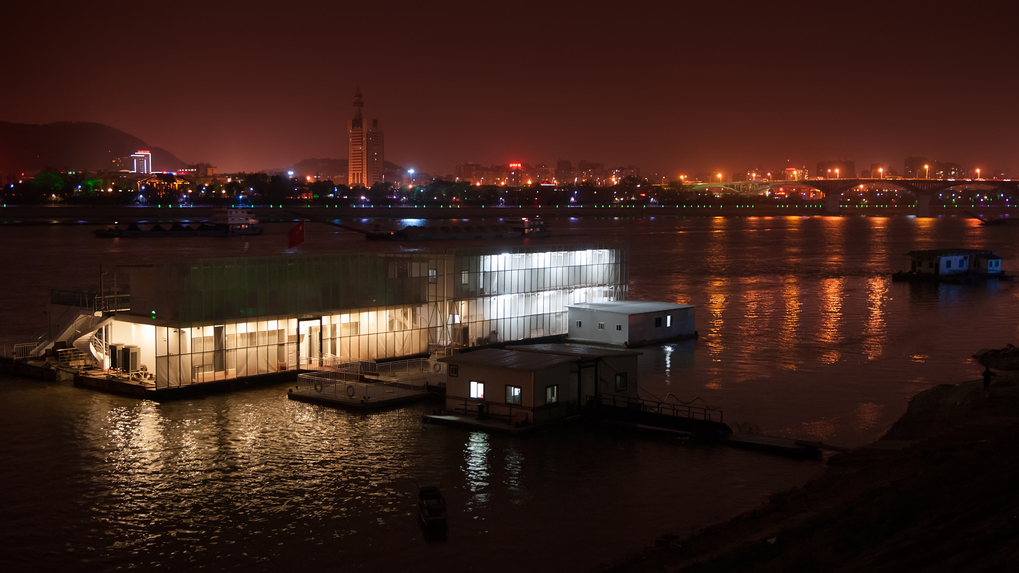 Nikon D300S sample photo. Nightscape of changsha photography