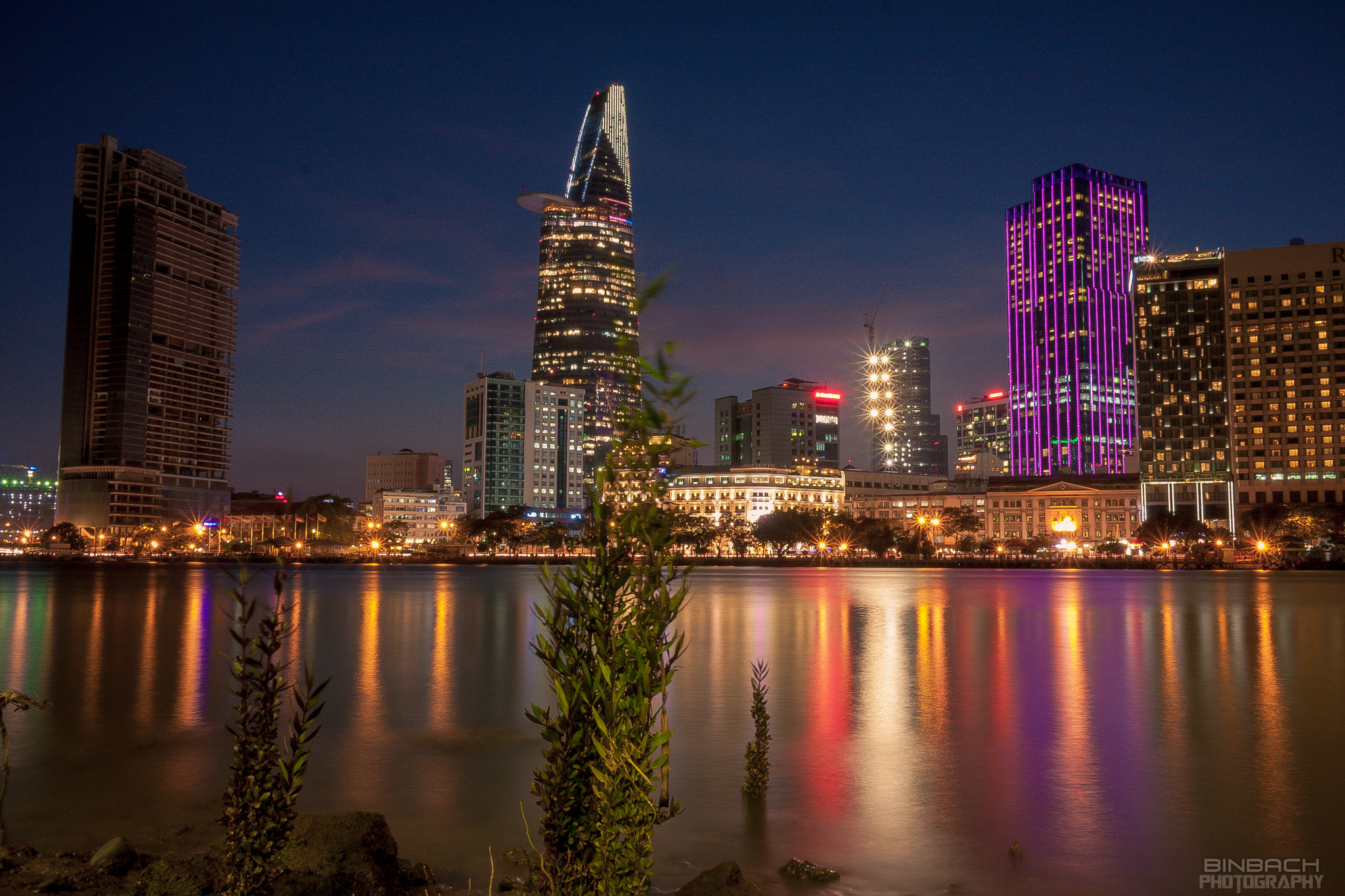 Canon EOS 40D sample photo. Sai gon by night photography