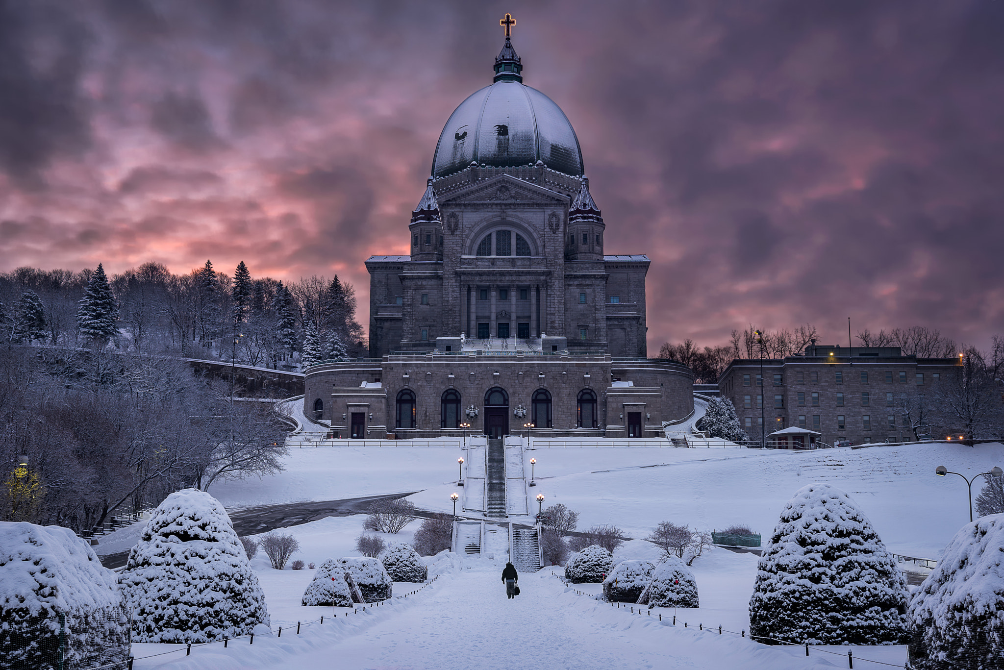 Nikon AF-S Nikkor 24-70mm F2.8E ED VR sample photo. Saint joseph’s oratory of mount royal photography