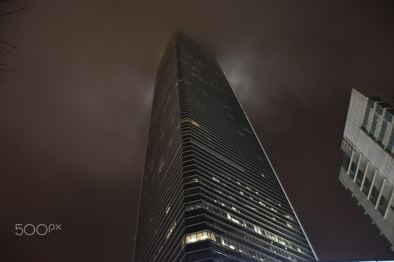 Nikon D5500 sample photo. Fog in shanghai photography