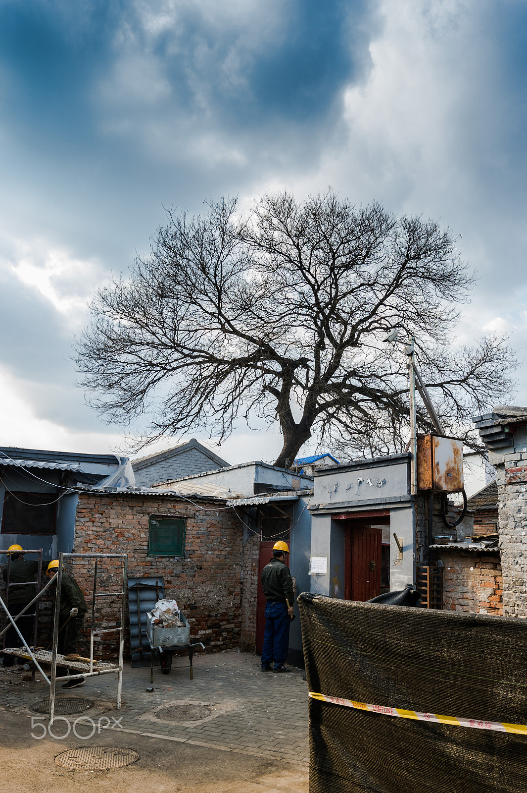 Nikon Df sample photo. Beijing's alley photography