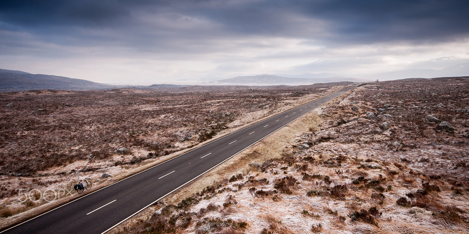 Sigma 10-20mm F4-5.6 EX DC HSM sample photo. A82 on a frozen #rannochmoor photography