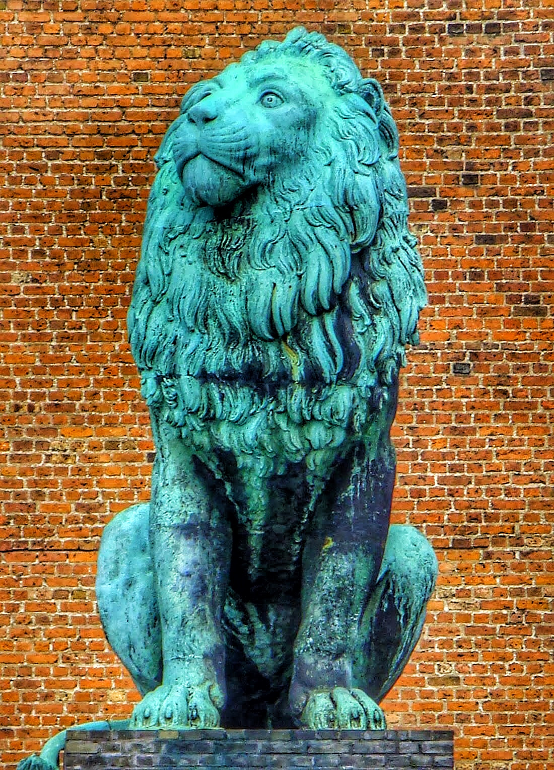 Sony DSC-T100 sample photo. Copenhagen lion... photography