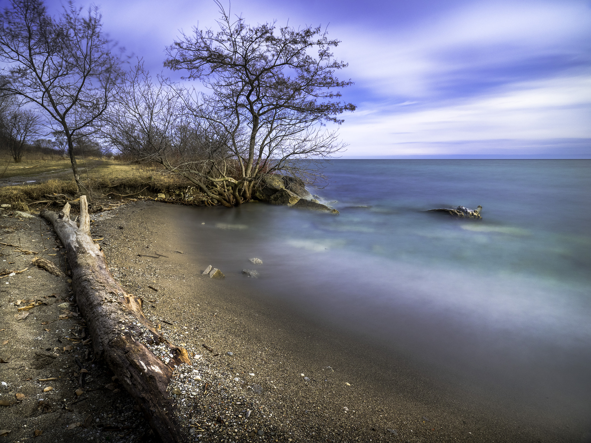 Olympus M.Zuiko Digital ED 7-14mm F2.8 PRO sample photo. Winter beach photography