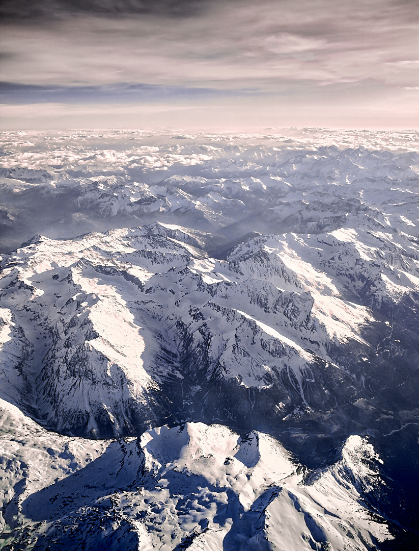Sigma dp1 Quattro sample photo. The alps from above photography