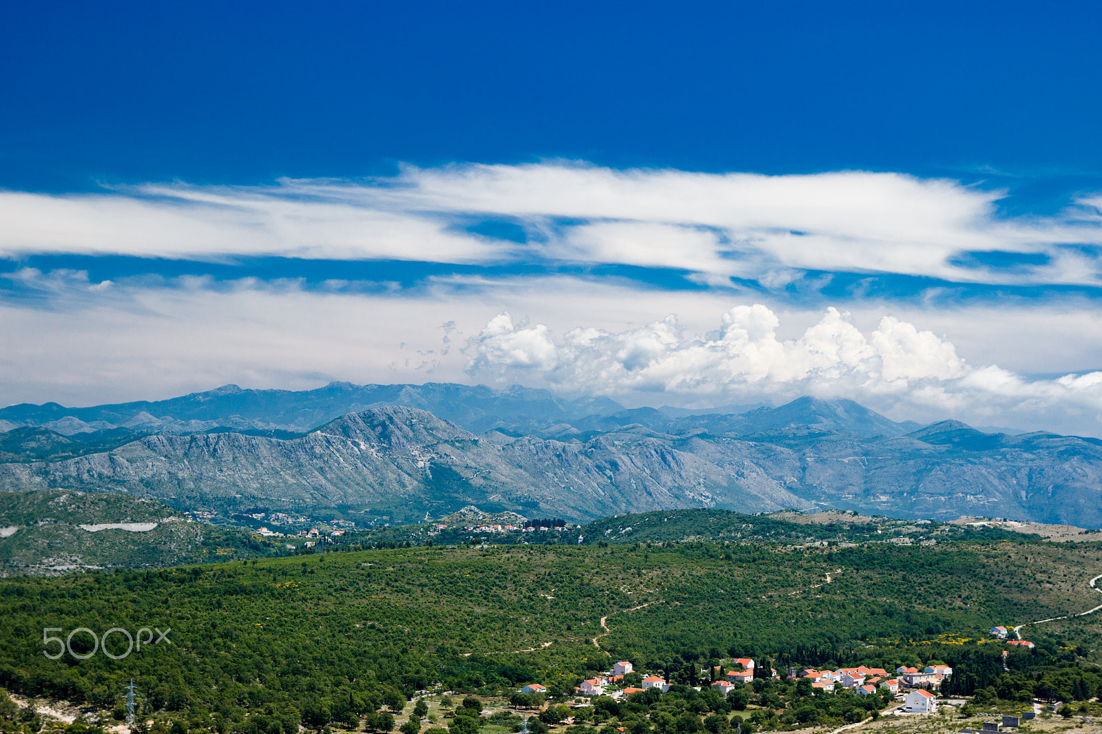 Tamron SP AF 17-50mm F2.8 XR Di II LD Aspherical (IF) sample photo. Dubornik croatia mountains view photography