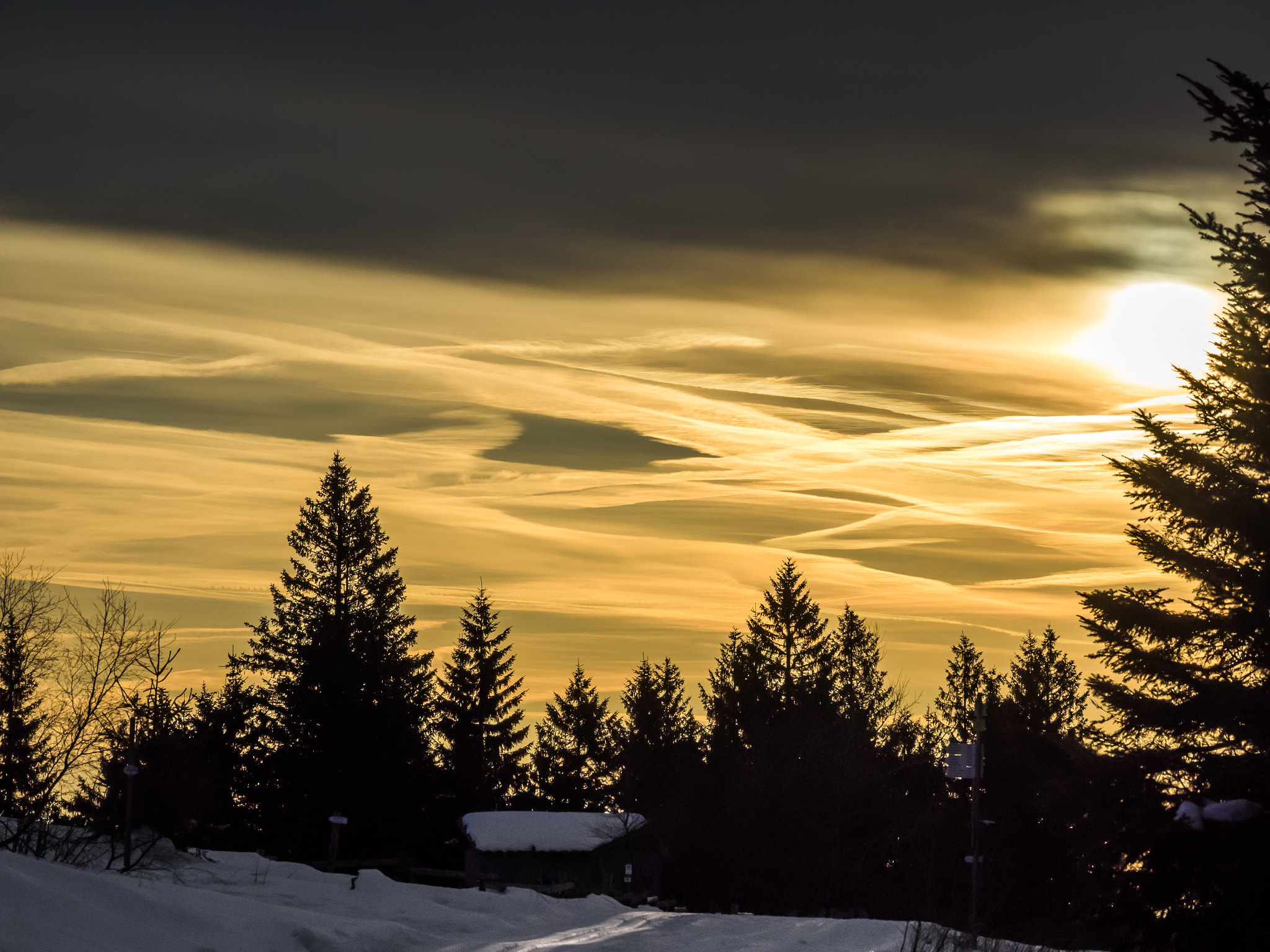 Olympus OM-D E-M1 + Olympus M.Zuiko Digital ED 12-100mm F4.0 IS Pro sample photo. Sunrise in winter photography