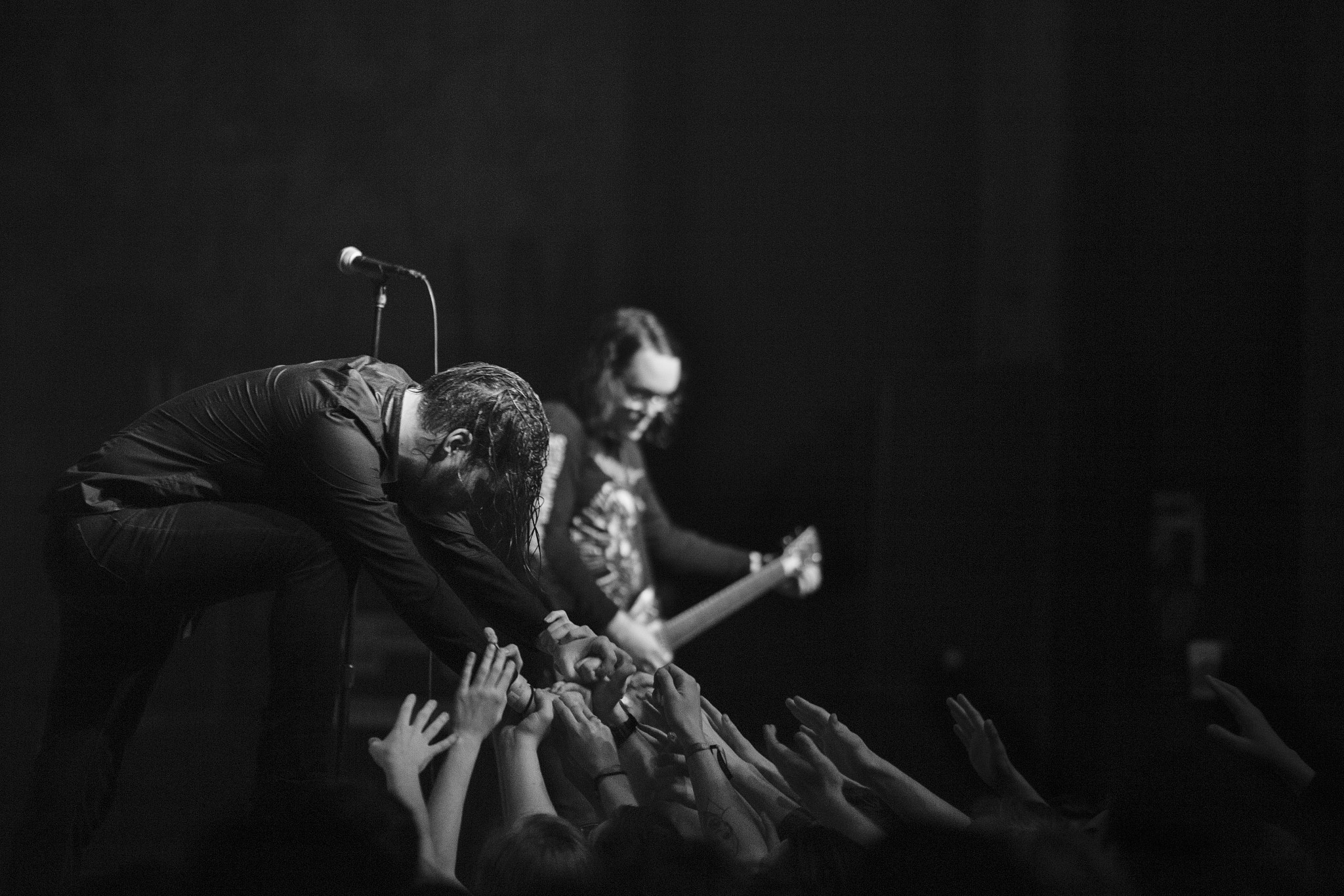 Canon EOS 6D + Canon EF 135mm F2L USM sample photo. Deafheaven -turner hall milwaukee photography