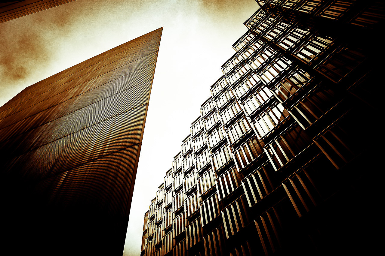 Nikon 1 J5 sample photo. London sharp angles photography