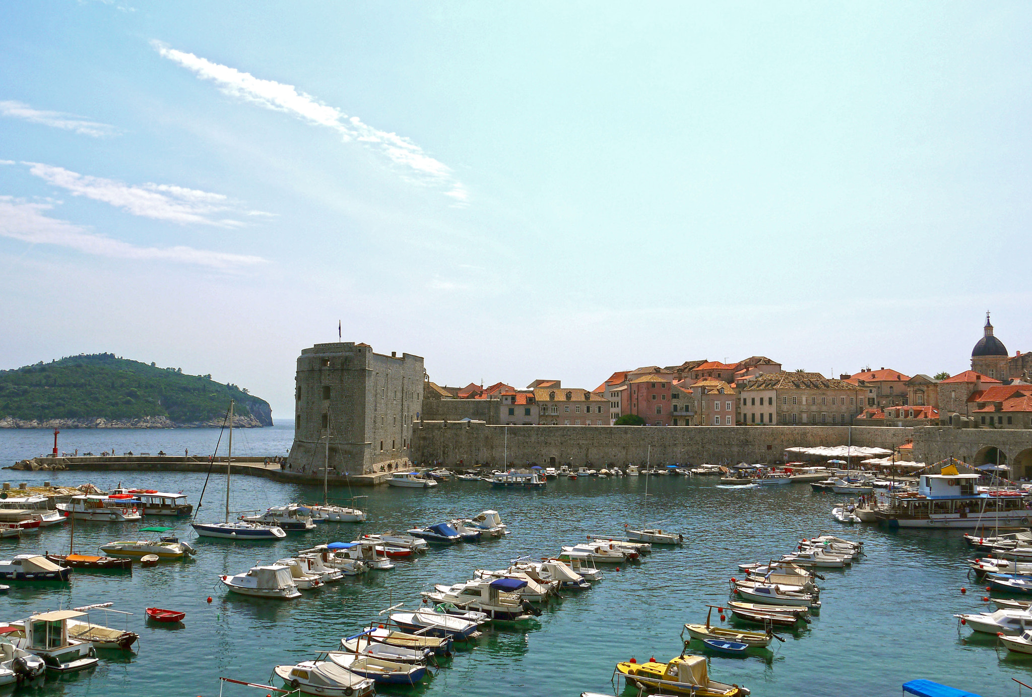 Panasonic Lumix DMC-GF3 sample photo. Port of dubrovnik, croatia. photography