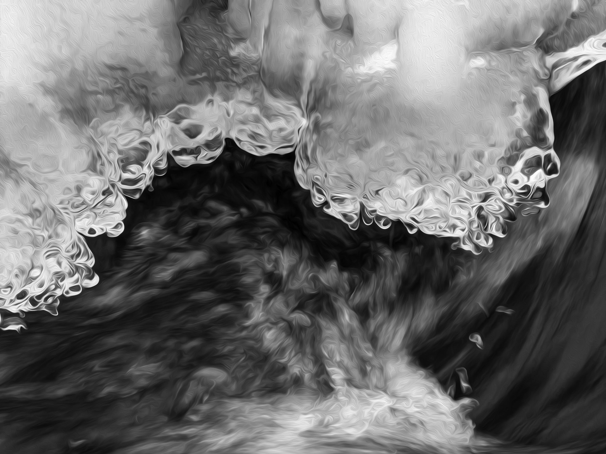 Olympus E-5 + OLYMPUS 50mm Lens sample photo. Study in river ice #1 photography