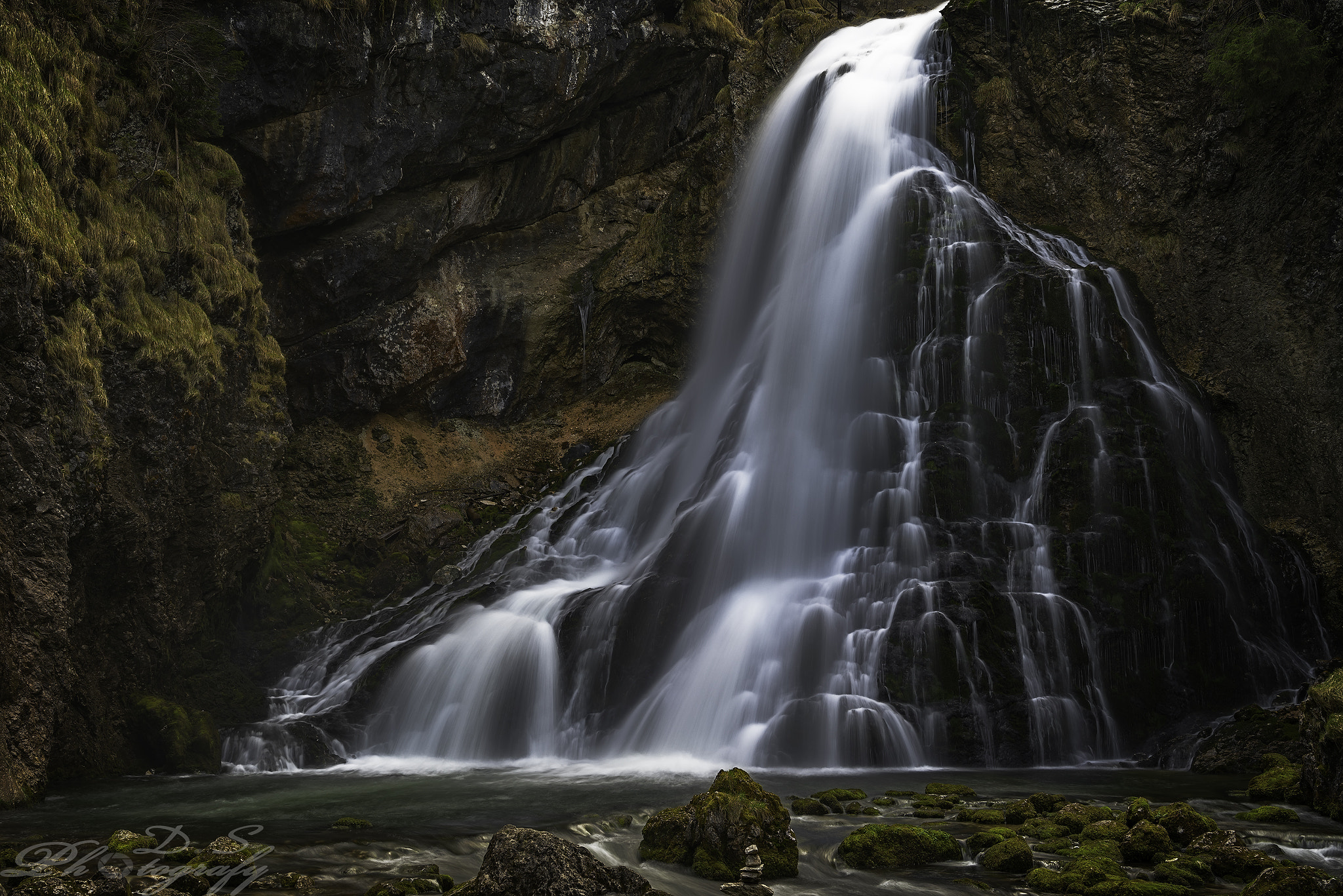 Nikon D750 + Samyang 35mm F1.4 AS UMC sample photo. Gollinger wasserfall photography