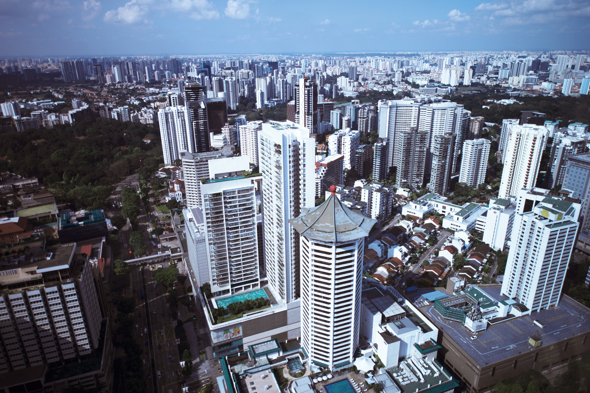 Nikon D800E sample photo. Skyline singapore photography