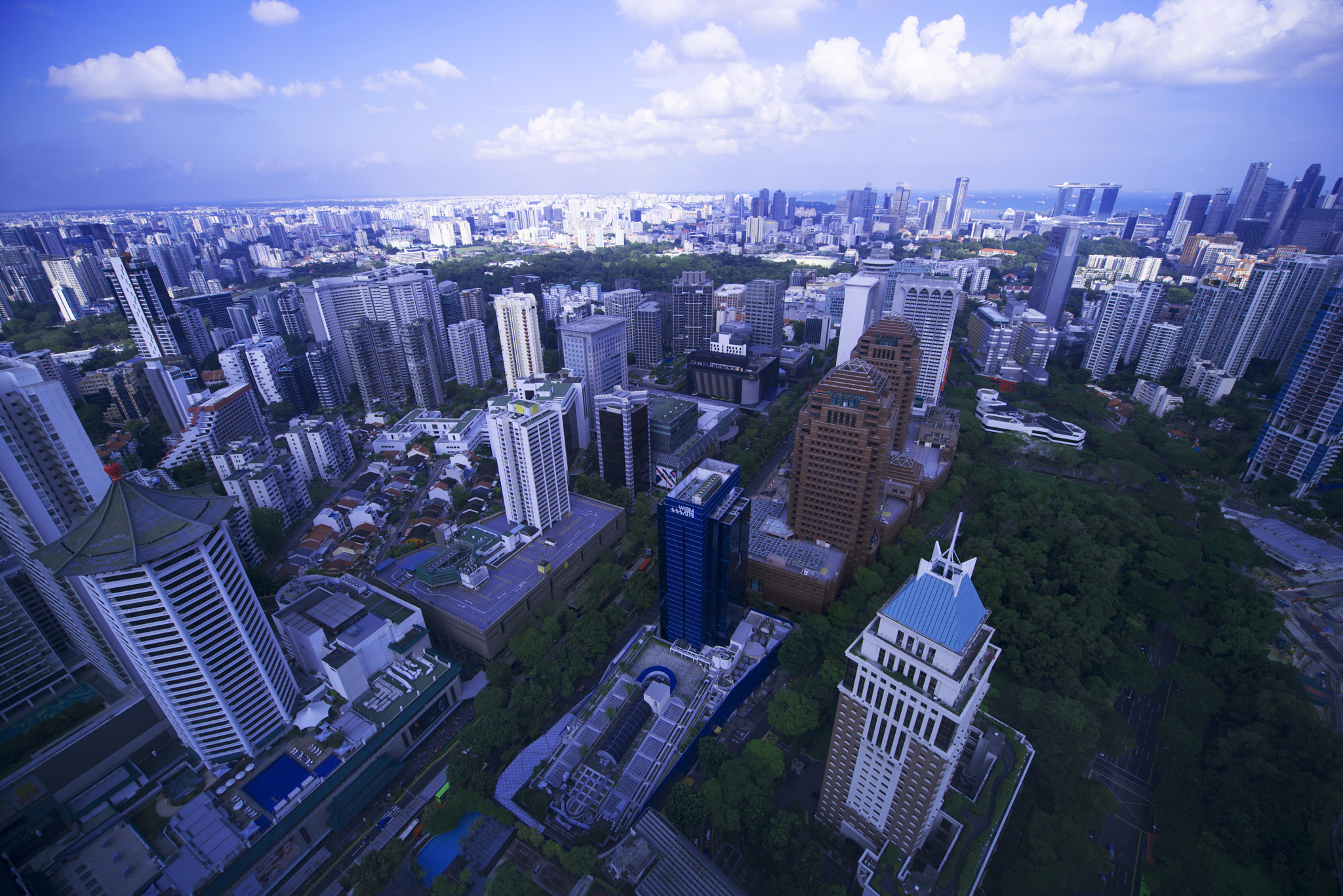 Nikon D800E sample photo. Skyline singapore photography