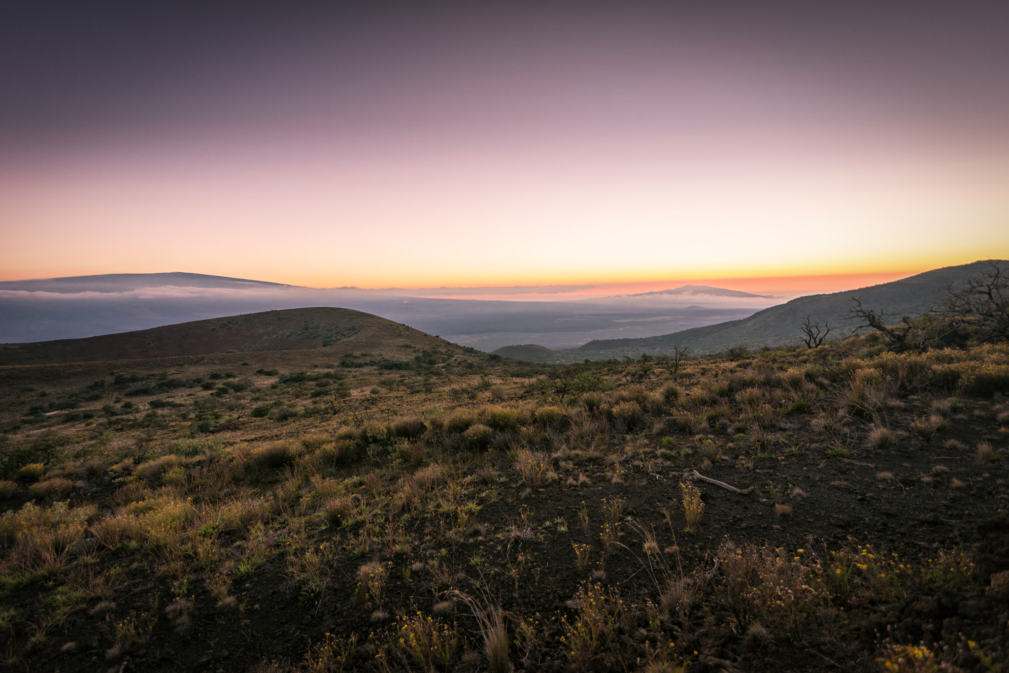 Tokina AT-X 16-28mm F2.8 Pro FX sample photo. Sunset in hawaii big island photography