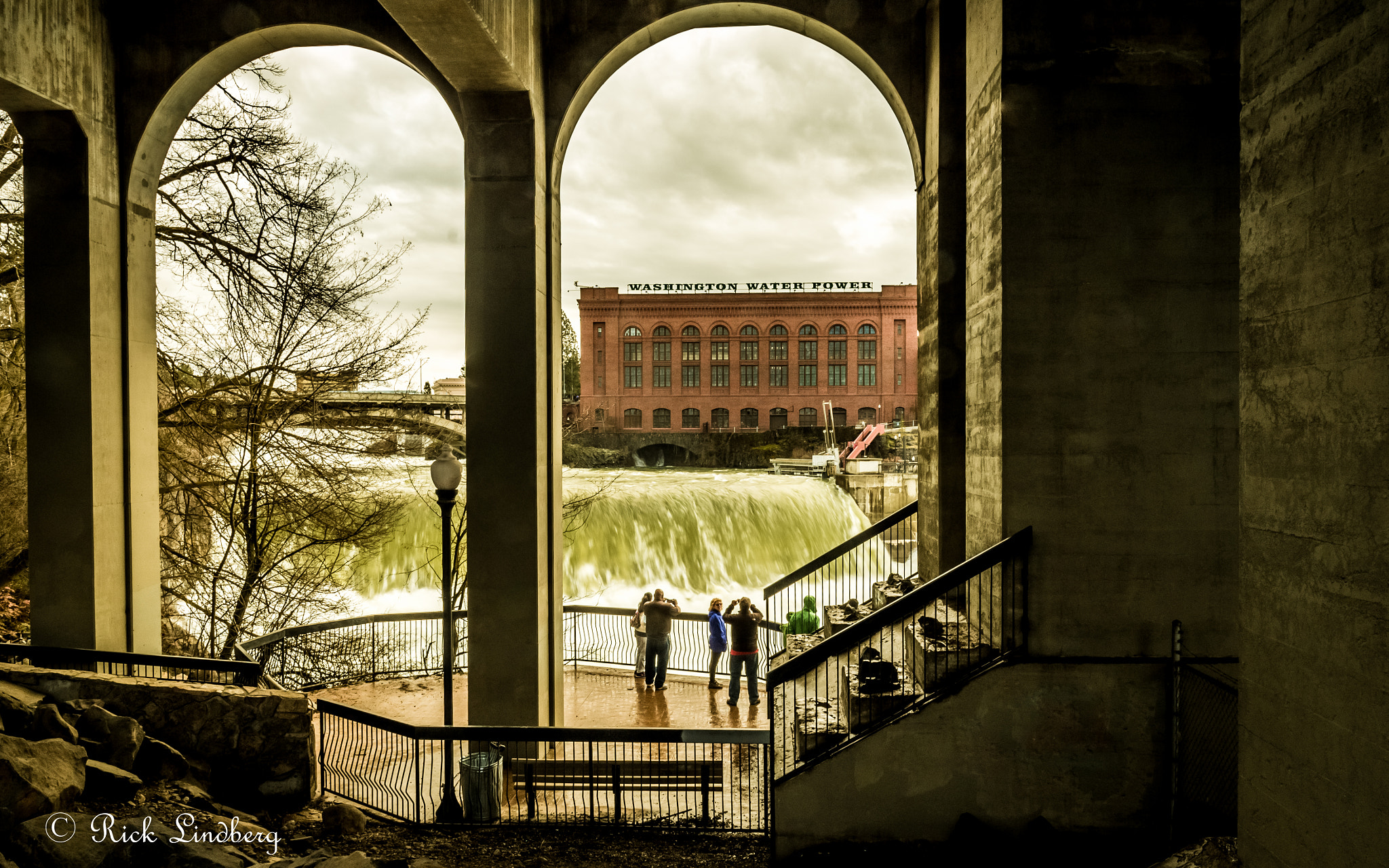 A Series Lens sample photo. River lookout photography