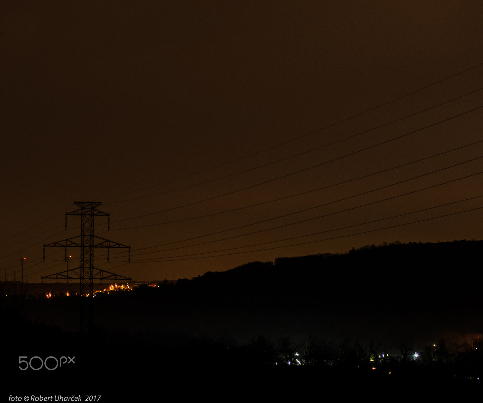 Nikon D7000 sample photo. Transmission tower lines photography