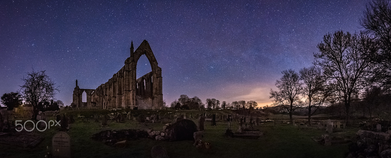 Nikon D90 sample photo. Milky way @ bolton abbey photography