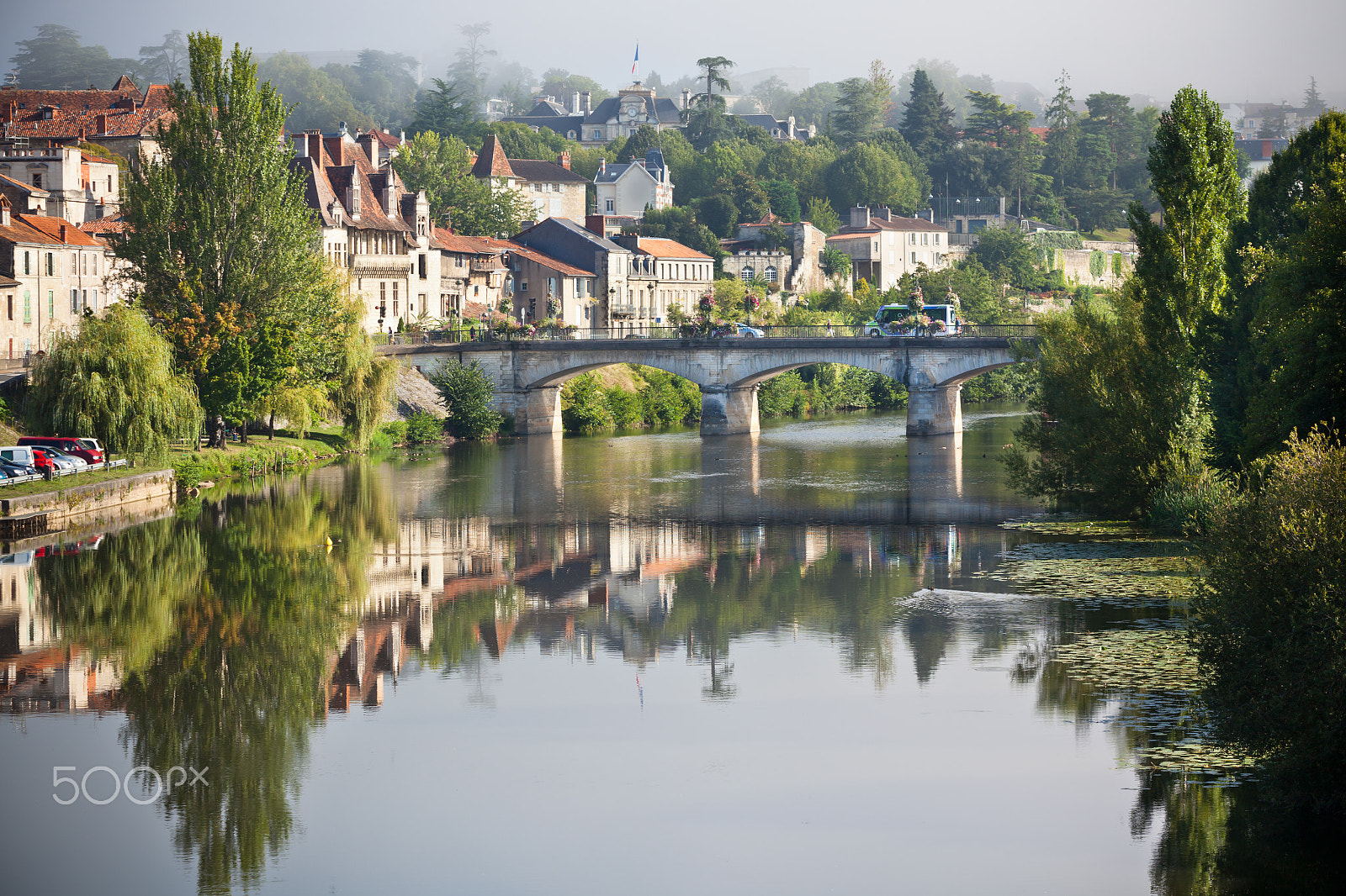 Canon EOS 5D Mark II sample photo. Picturesque view of perigord town in france photography