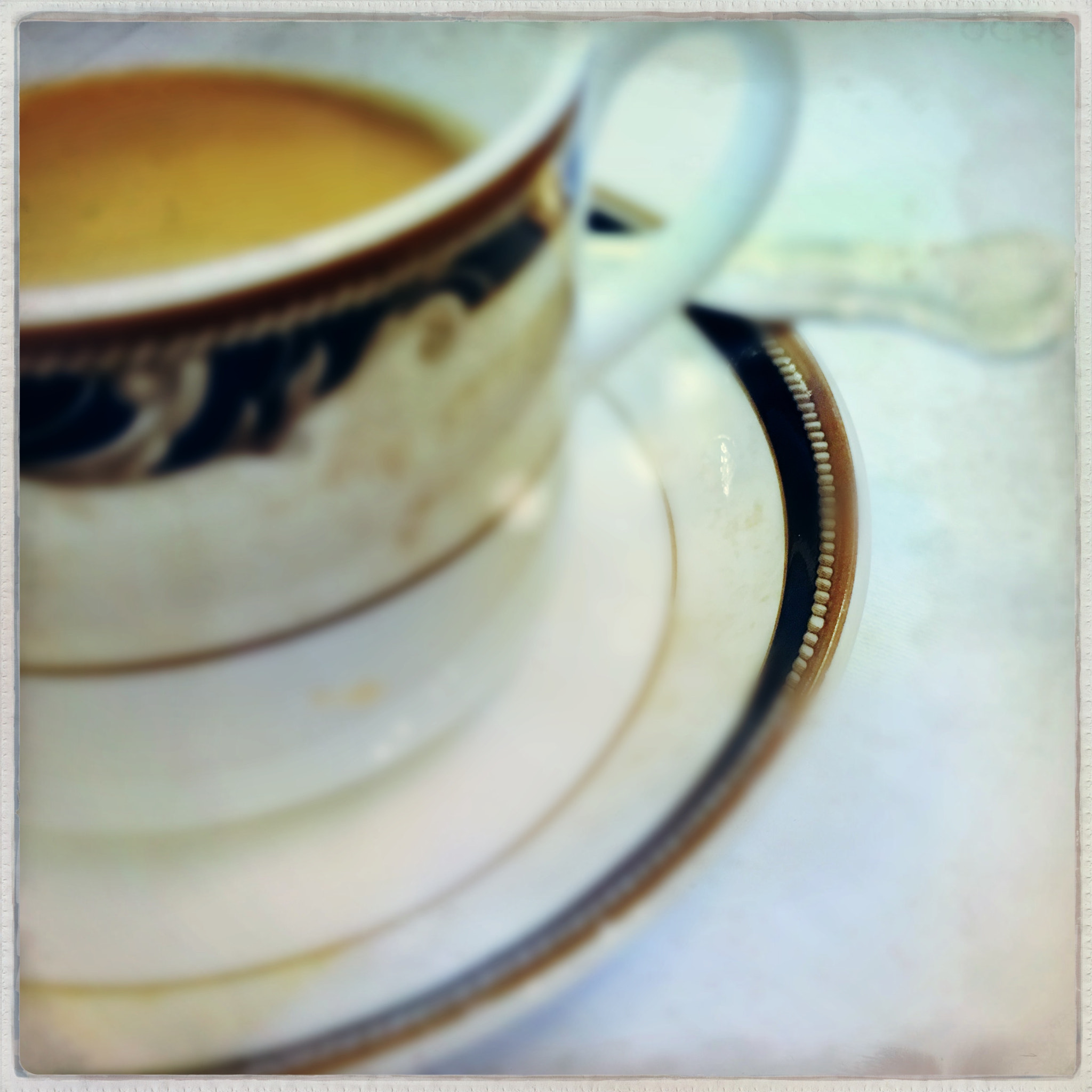 Hipstamatic 333 sample photo. Wedgewood cup & saucer - breakfast at ashford castle, cong, ireland photography