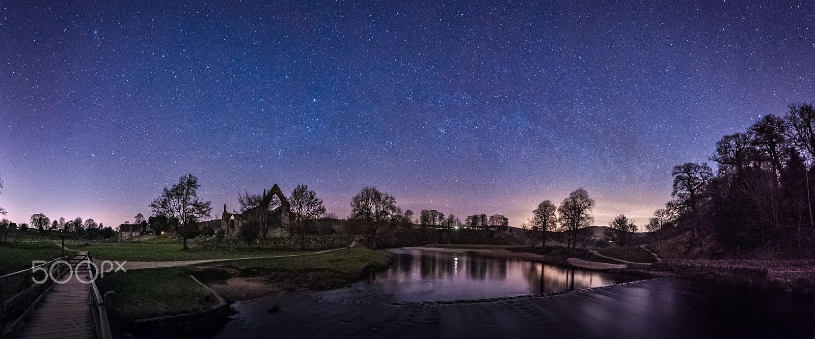 Nikon D90 sample photo. Milky way @ bolton abbey photography