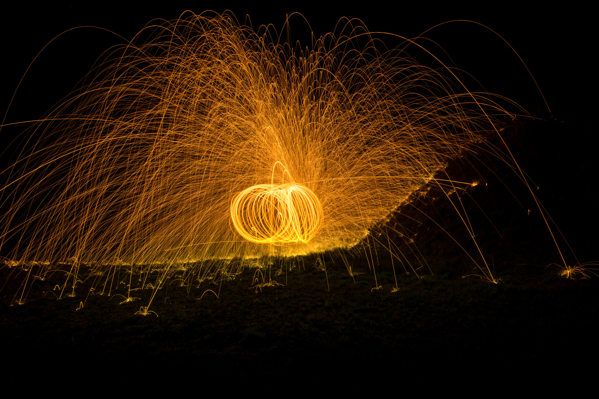 Sony a6000 + Sigma 19mm F2.8 EX DN sample photo. Lightpainting photography