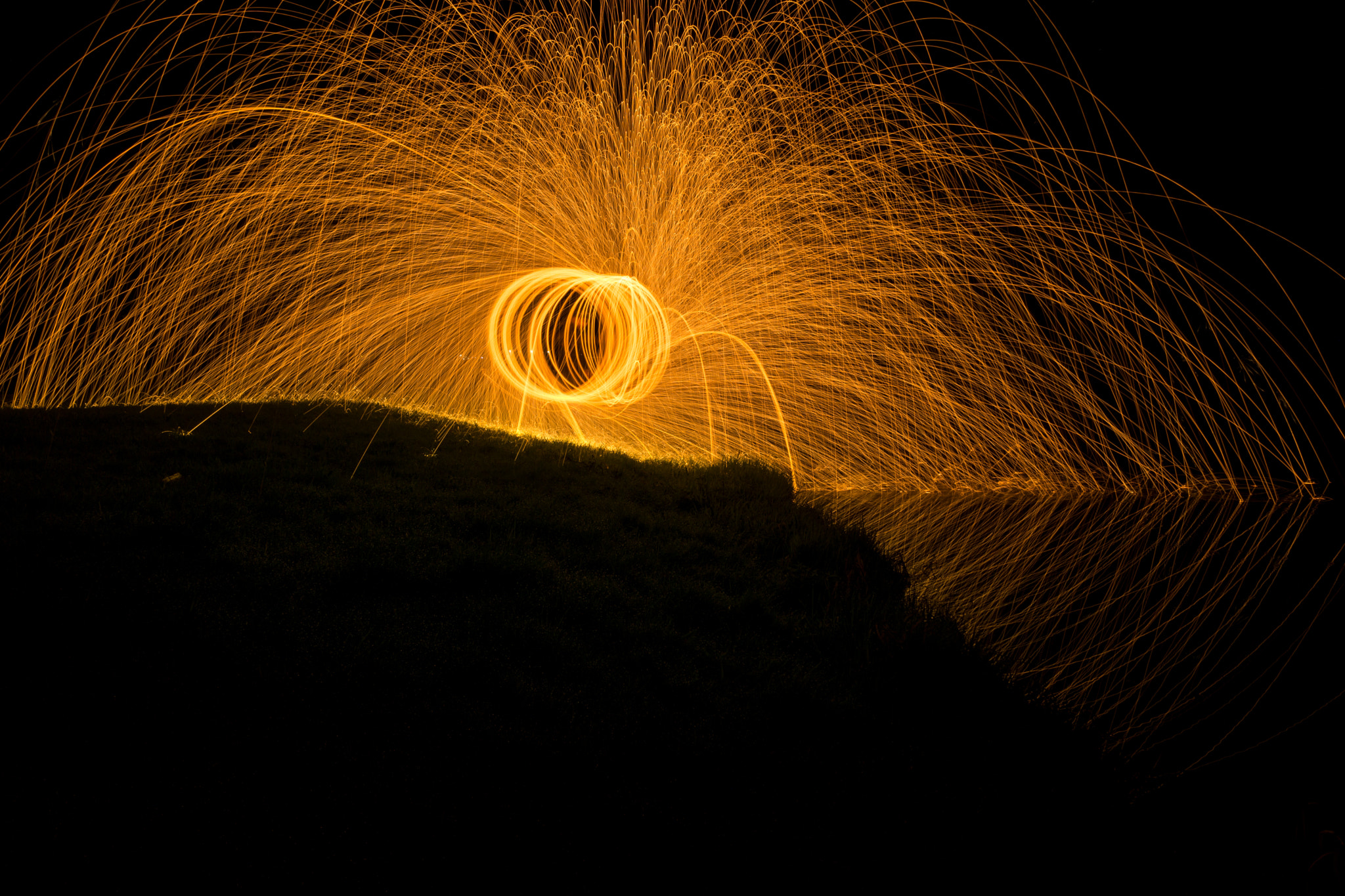 Sony a6000 + Sigma 19mm F2.8 EX DN sample photo. Lightpainting photography
