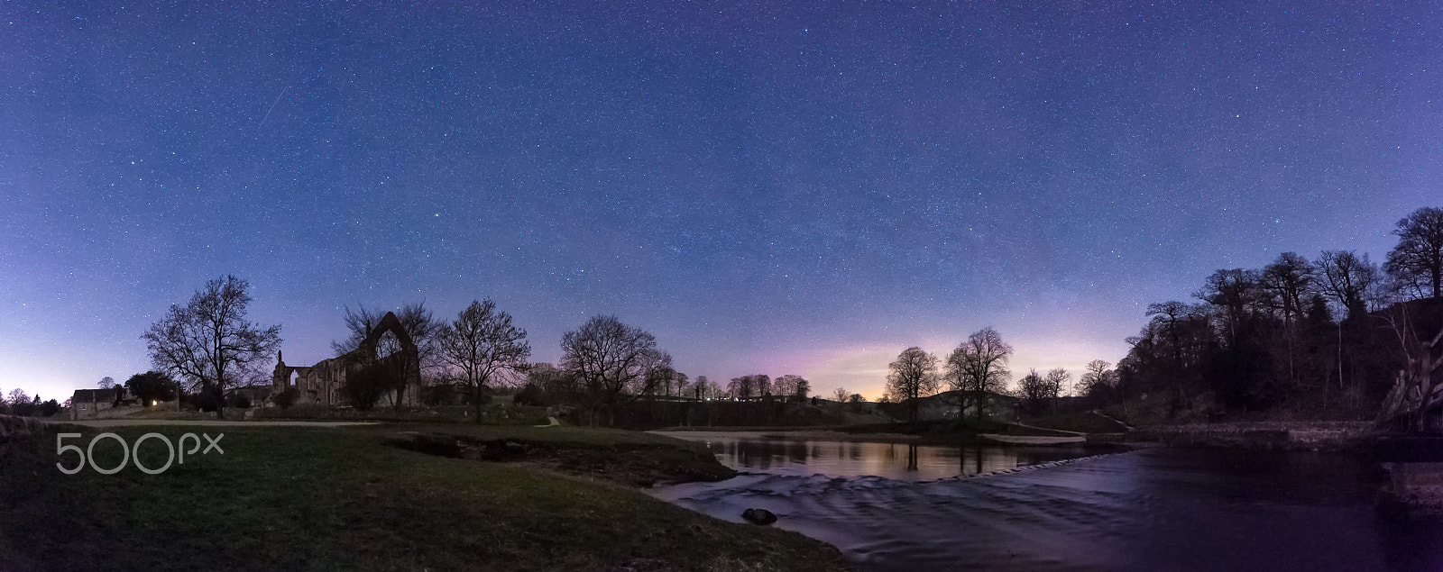 Nikon D90 sample photo. Milky way @ bolton abbey photography