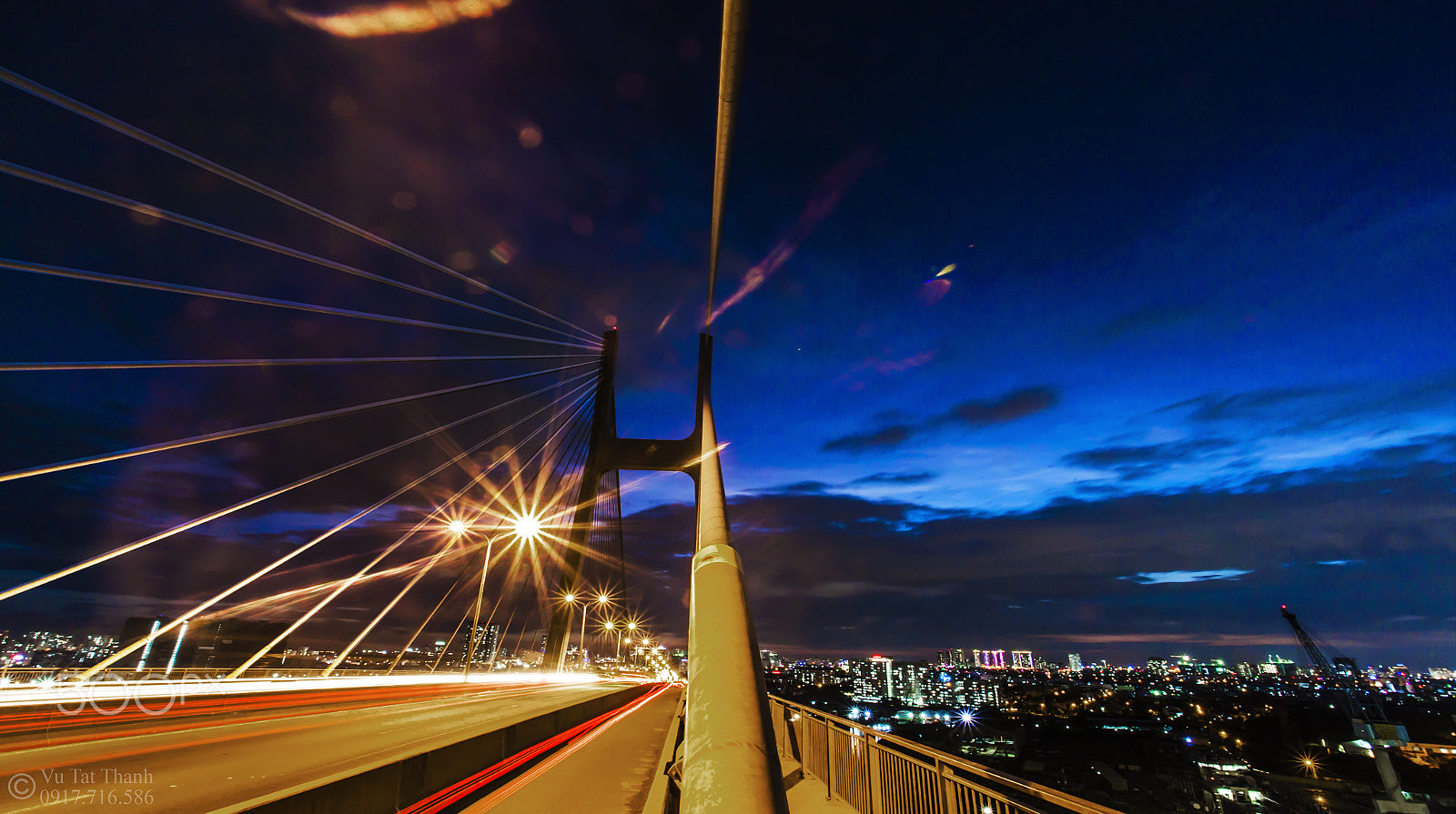 Canon EOS 5D + Canon EF 17-40mm F4L USM sample photo. Phu my bridge photography