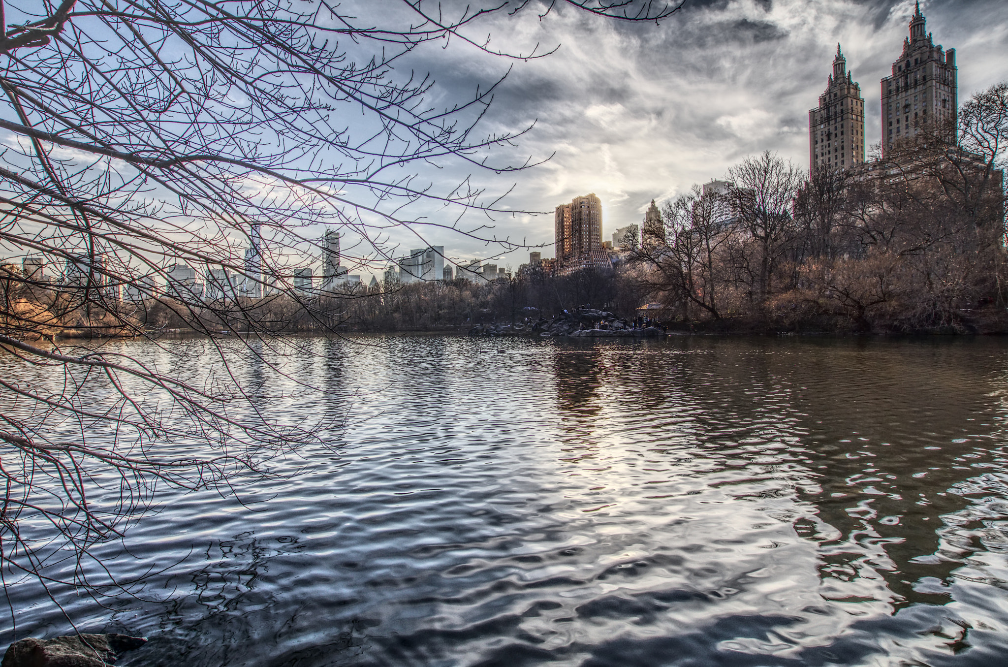 10.0 - 20.0 mm sample photo. Central park pond view photography