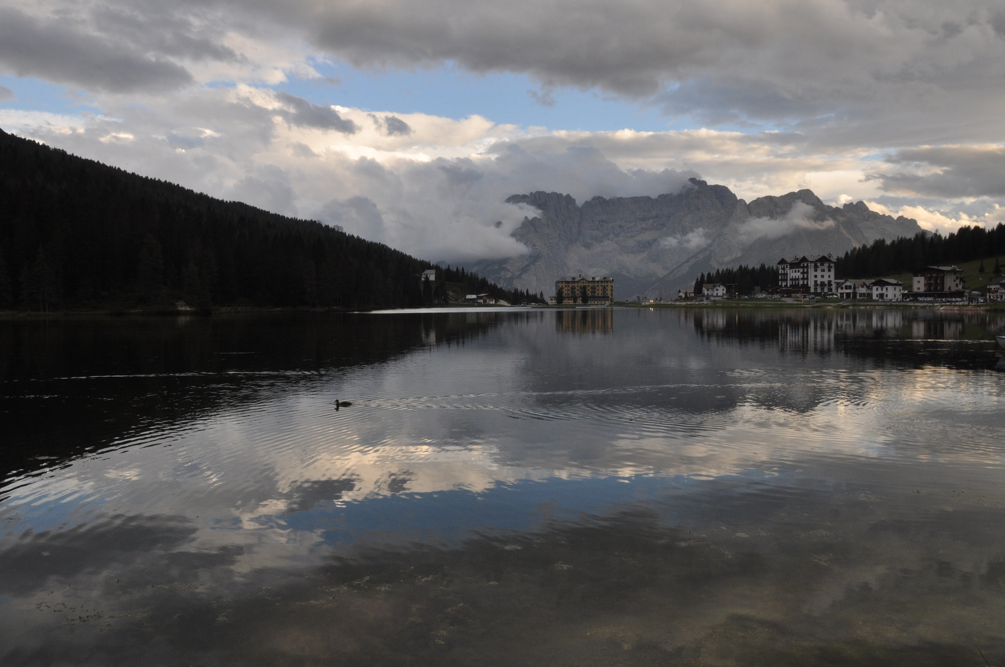Nikon D5000 sample photo. Lago di misurina photography