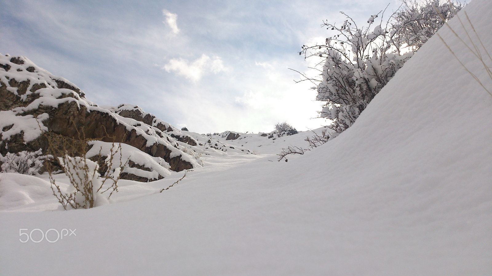 Sony Xperia V sample photo. No.1 snowy landscape - shahrestanak photography