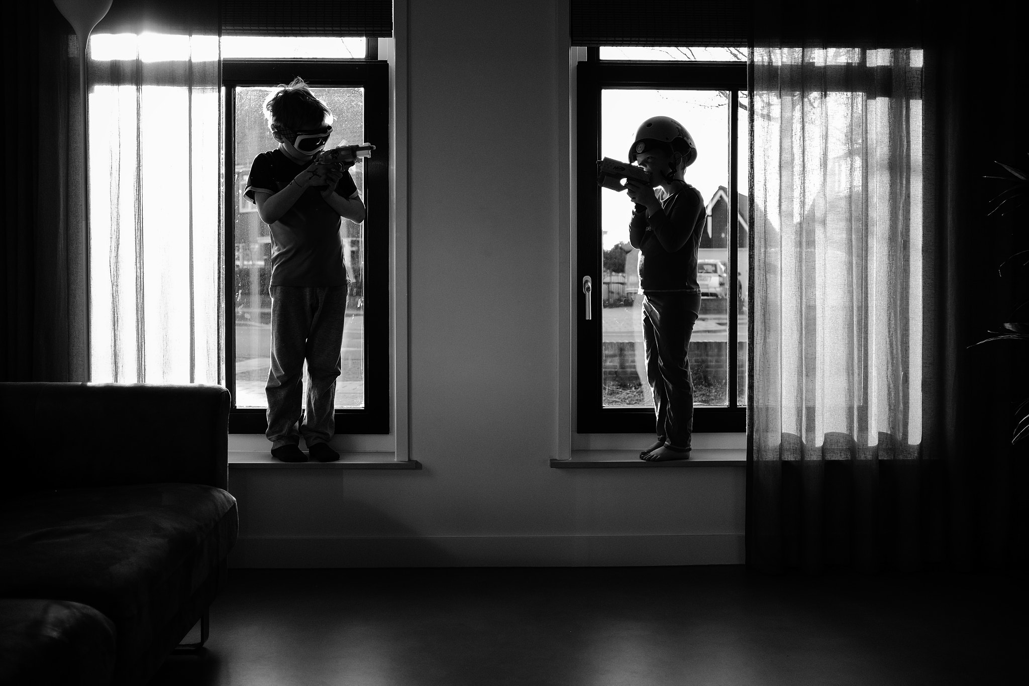 Fujifilm X-T1 + Fujifilm XF 23mm F2 R WR sample photo. Two little bandits :) photography