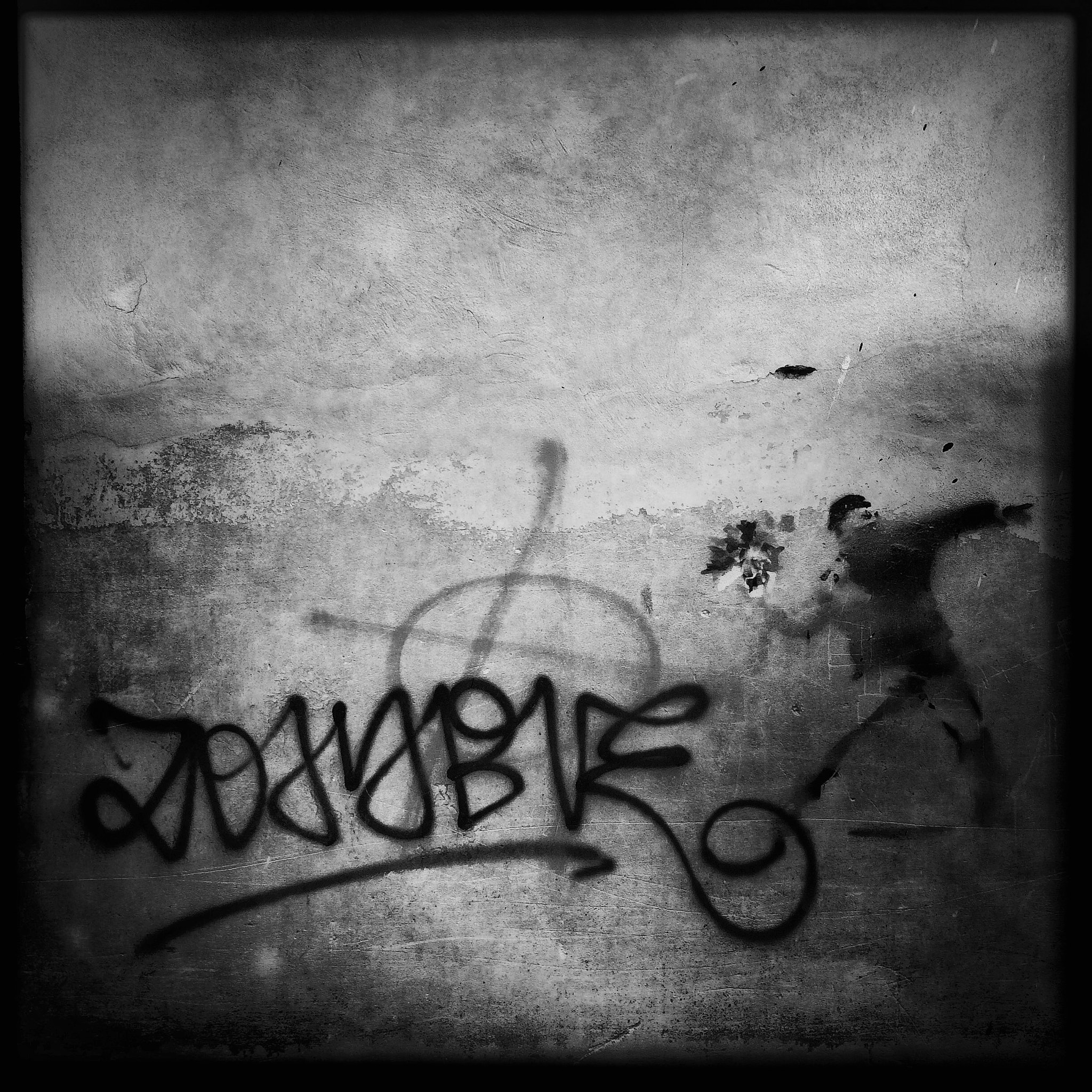 Hipstamatic 334 sample photo. Graffiti photography
