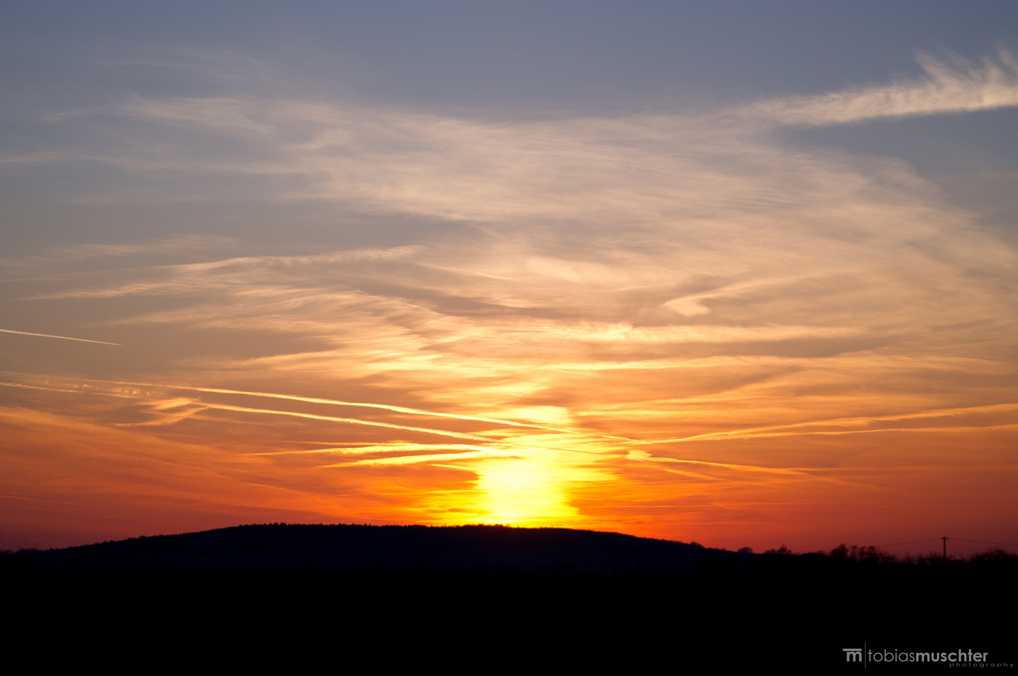 Pentax K-x sample photo. Sunset in spring photography