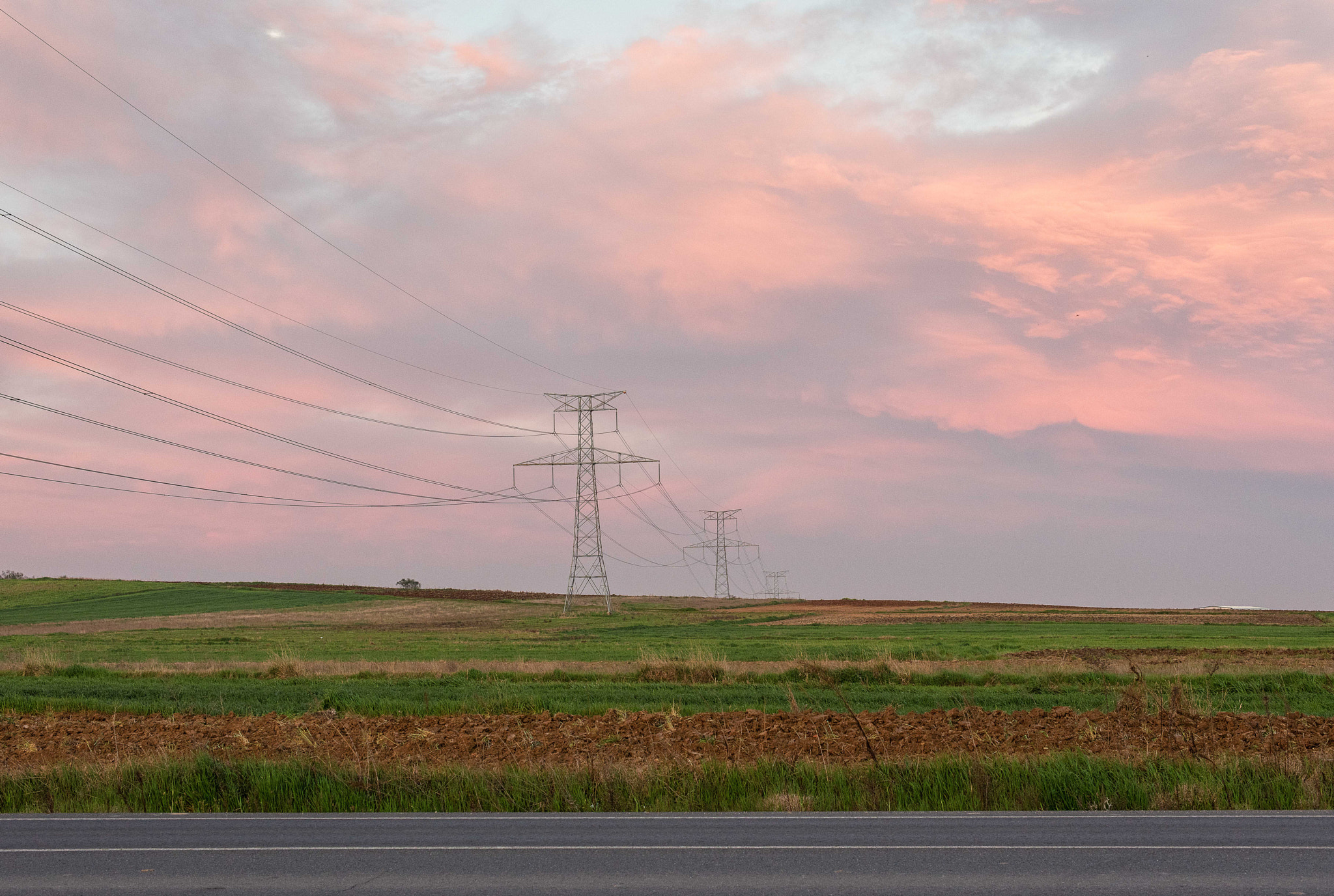 Nikon D810 sample photo. High voltage towers photography