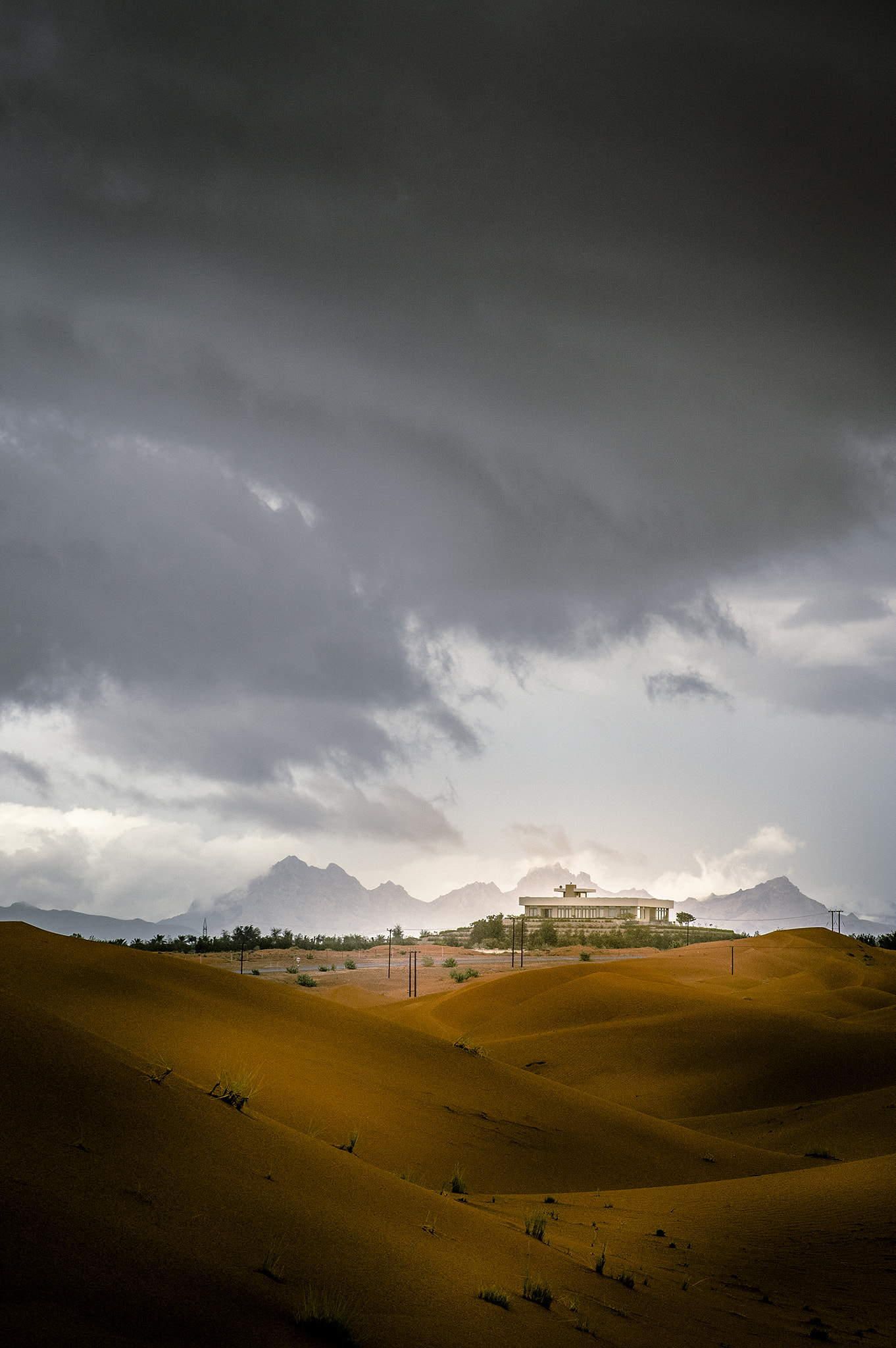 Pentax K-3 II + Pentax smc D-FA 100mm F2.8 Macro WR sample photo. Storm in desert photography