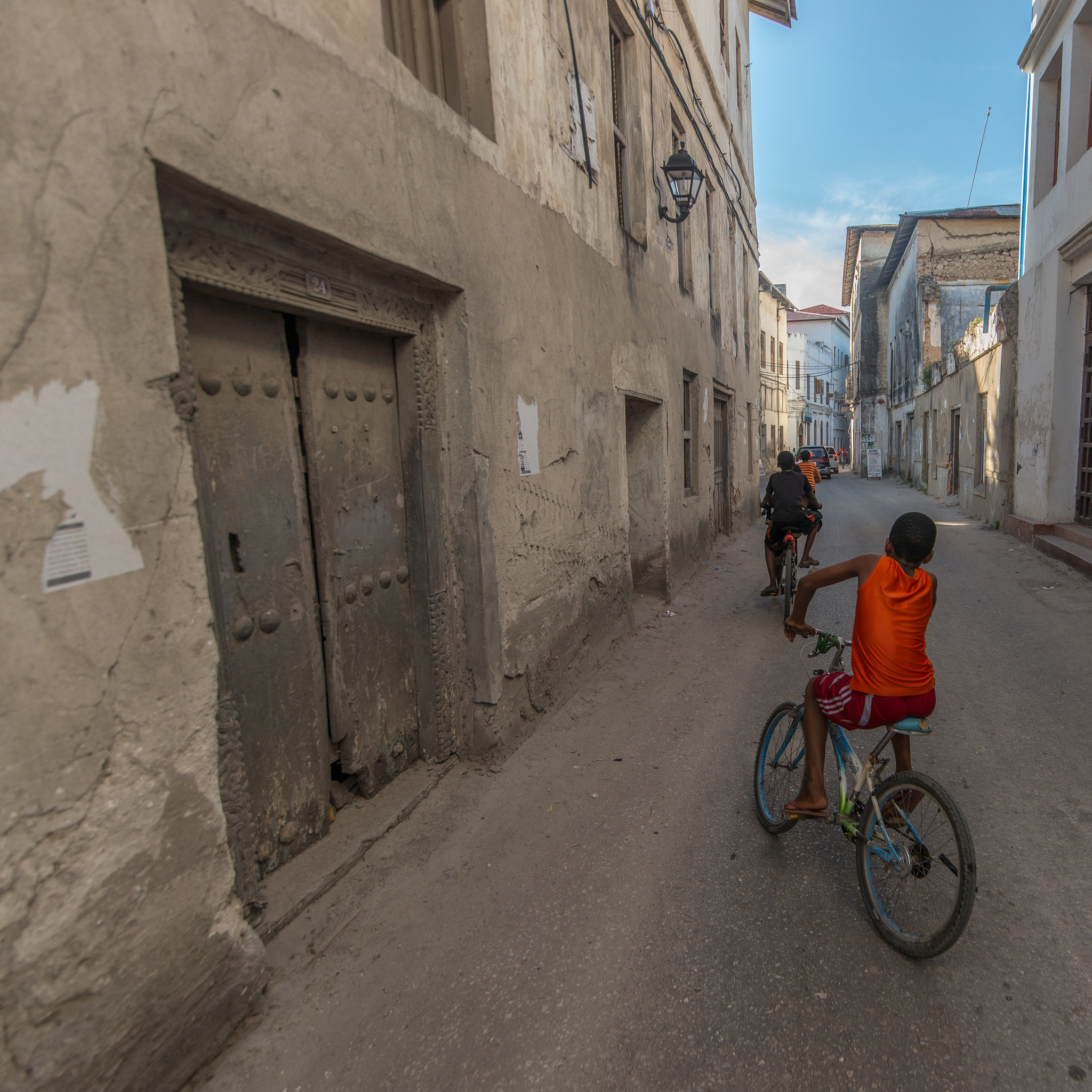 Nikon D610 + Tamron SP 15-30mm F2.8 Di VC USD sample photo. Stone town kids photography