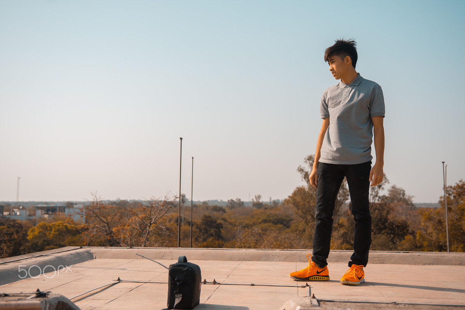 Nikon D7200 sample photo. Indian roof top photography