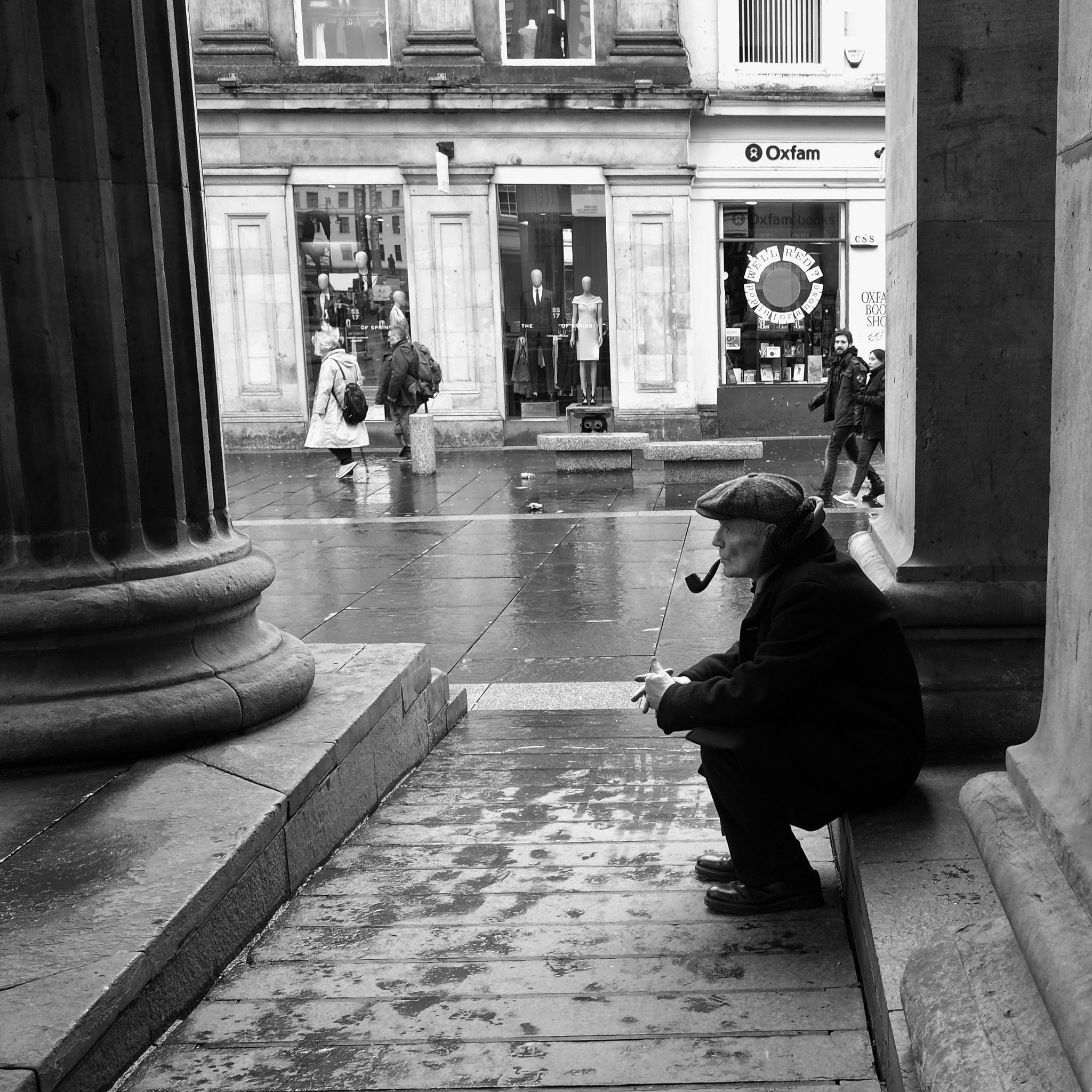 Ricoh GR + GR Lens sample photo. Pipe smoker photography