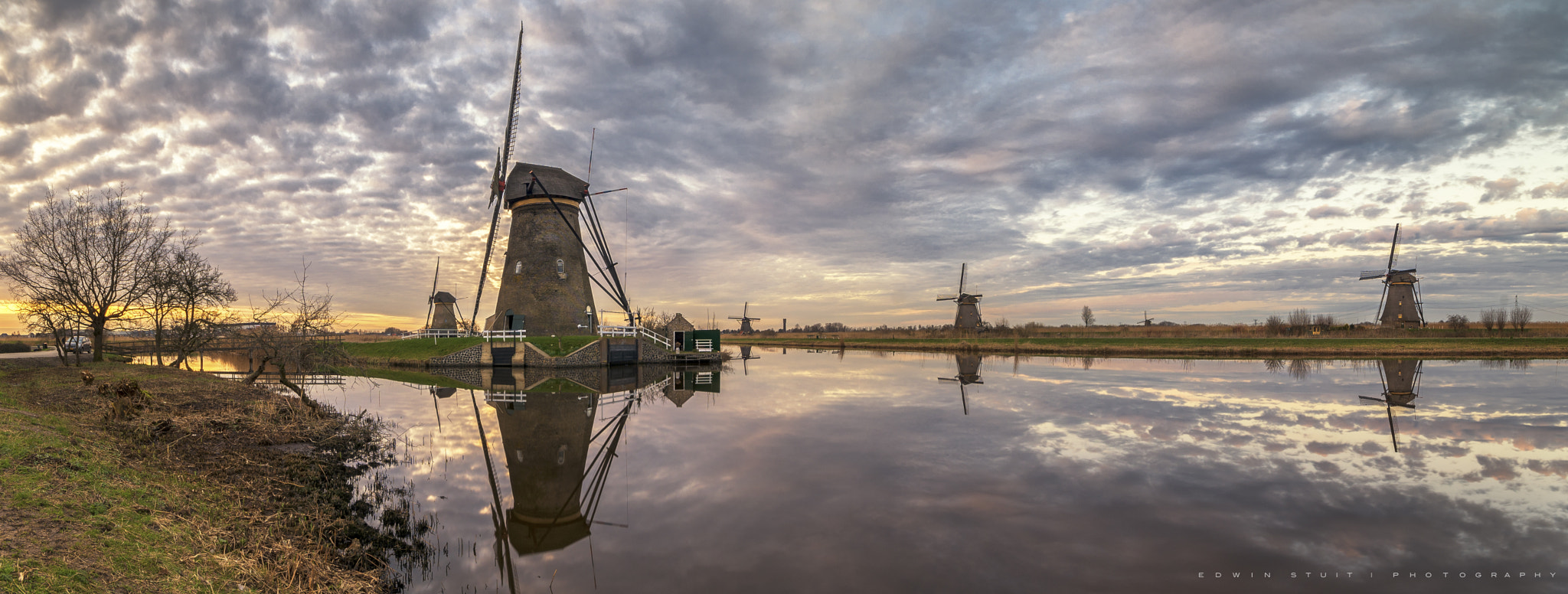 Pentax K-5 IIs sample photo. Panorama kinderdijk photography