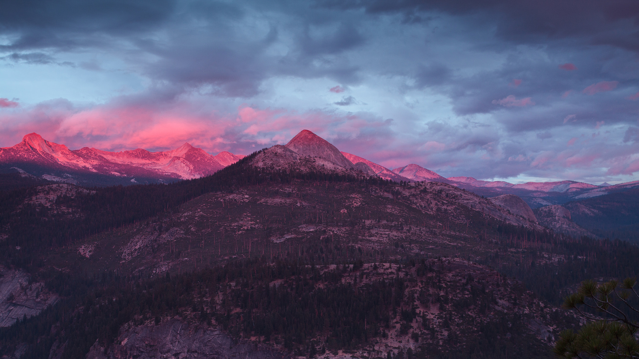 Canon EOS 50D + Canon EF 35mm F2 sample photo. Pink light on yosemite photography