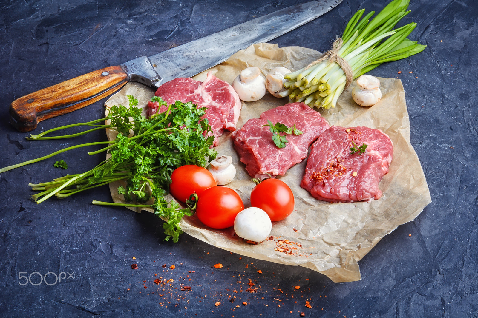 Nikon AF-S Micro-Nikkor 60mm F2.8G ED sample photo. Raw meat home beef photography