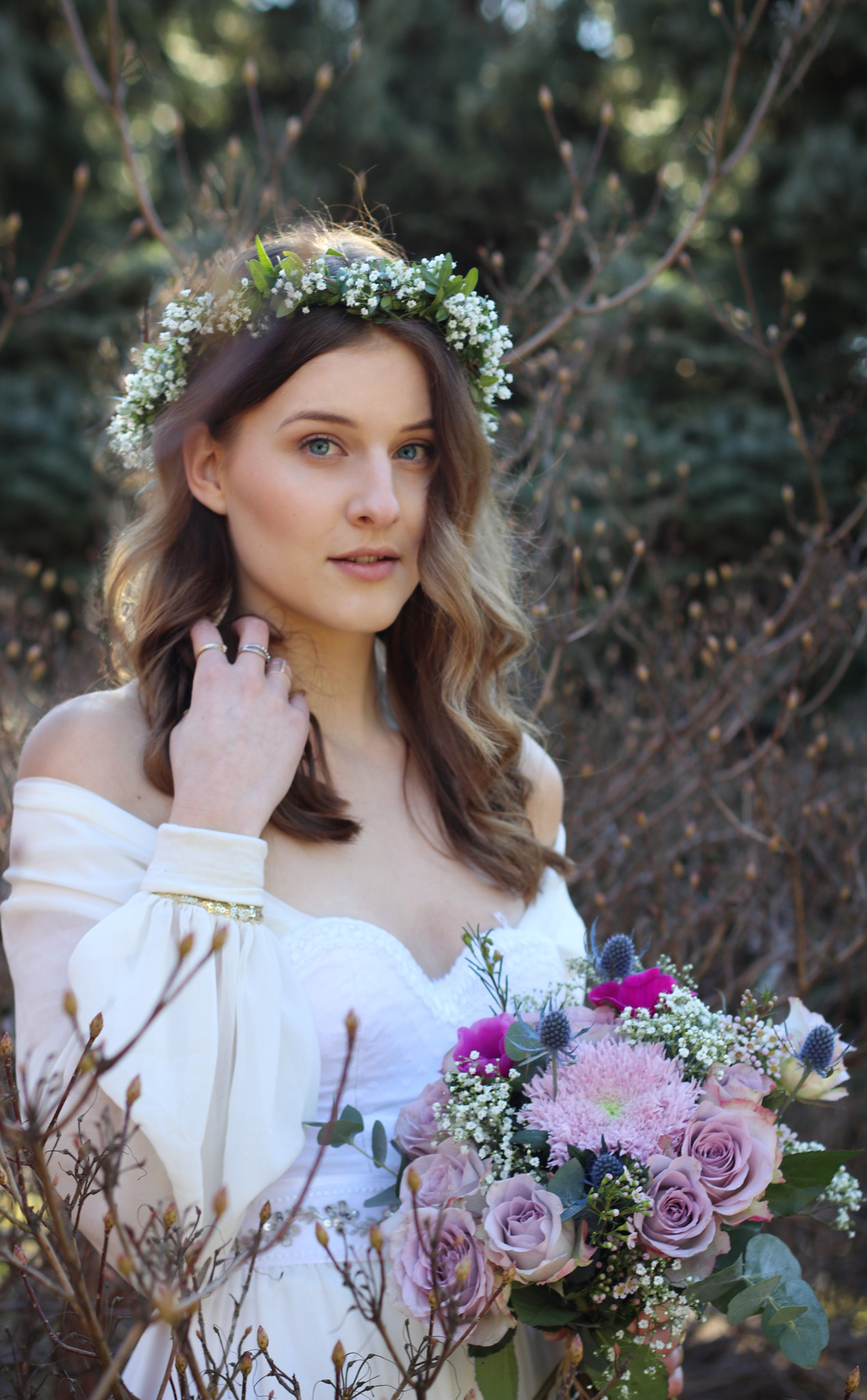Canon EOS 80D + Canon EF 50mm F1.8 II sample photo. Bohemian bride photography